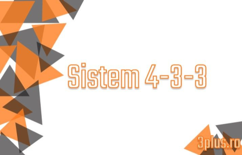 Sistem 4-3-3 (10 ianuarie): Miza pe cupe